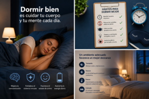 Dormir bien y mejorar la calidad del sueño con hábitos saludables